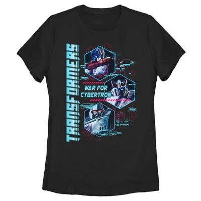 Ladies T-Shirt Transformers T-Shirt,Autobots Military Tactics 