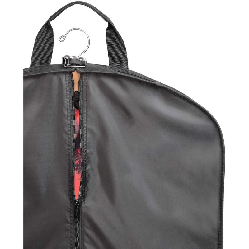 WallyBags 48" Deluxe Tri-Fold Travel Garment Bag with three pockets, 4 of 7