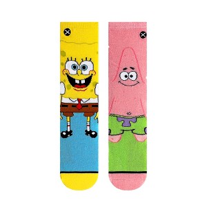 ODD SOX, Nickelodeon Kids Socks, SpongeBob & TMNT Ninja Turtles, Crew Size 7-10 - 1 of 4