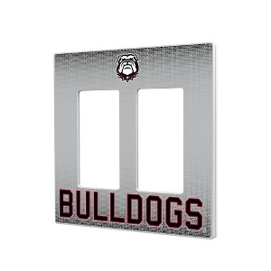 NCAA SEC Universities Linen Hidden-Screw Light Switch Plate for Double Rocker - 1 of 4