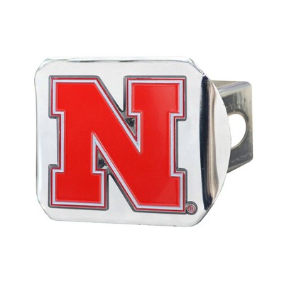 NCAA University of Nebraska Cornhuskers Metal Emblem Hitch Cover