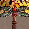 Chloe Lighting "Empress" Tiffany-Style Dragonfly 2 Light Floor Lamp 18" Shade - 3 of 4
