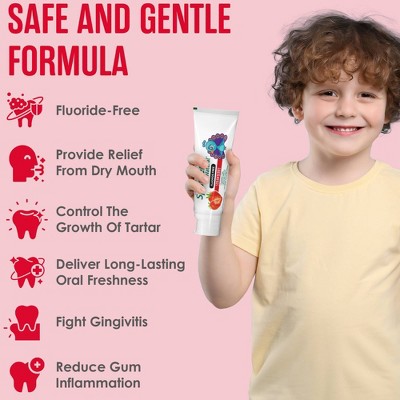 SprinJene Kids Tarter Control Toothpaste - Strawberry - 3.5oz