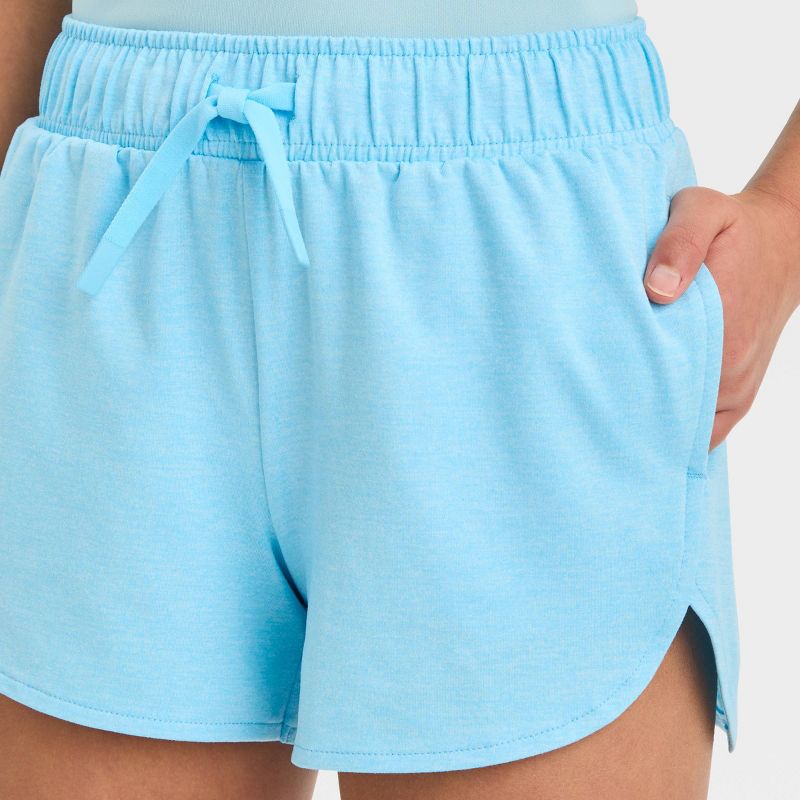 Girls' Soft Stretch Shorts - All In Motion™, 4 of 5