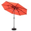 CAVINAS 10 Ft 3 Tier Auto-tilt Patio Umbrella with Tilt Adjustment,Outdoor Umbrella with 8 Steel Ribs for Poolside and Yard,No Base - 4 of 4