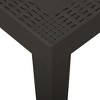 vidaXL Patio Table Anthracite 31.1 inches x25.6 inches x28.3 inches  Plastic - 4 of 4