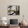 Art Remedy Golden Swirls Modern Minimal Abstracts Framed - 2 of 4
