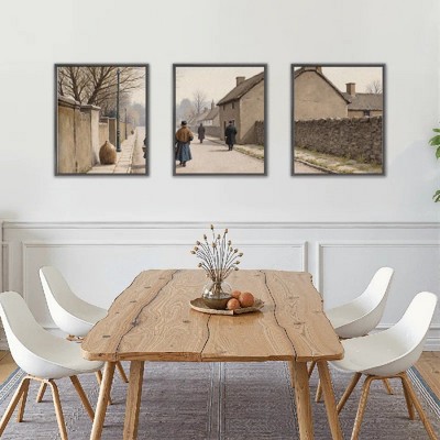 Floral Canvas Wall Art with Strong Artistic and Visual Aesthetics,3 - Pieces