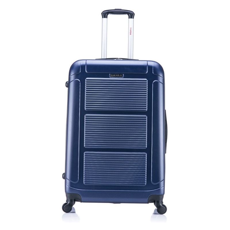 InUSA Pilot Lightweight Hardside Large Checked Spinner Suitcase, 3 of 7