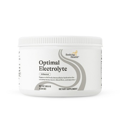 Seeking Health Optimal Electrolyte Unflavored- NET WT 168.6G (5.94OZ)