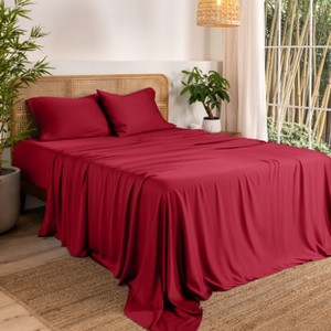 Rayon from Bamboo Solid Deep Pocket Sheet Set by Bare Home - 1 of 4