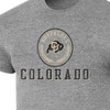 NCAA Colorado Buffaloes Men's Gray Tri-Blend T-Shirt - 3 of 3