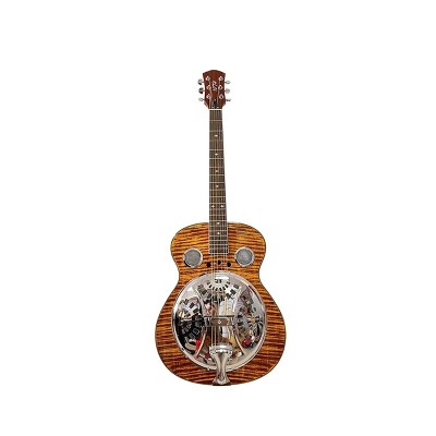 40 Inch Metal Slider Resonators Echo Guitar, Acoustic Guitar For Beginner, Party Guitar Instrument With Spruce Plywood Panel, Rosewood Fingerboard