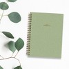 Morris & Co. 5.875"x8.625" by Blue Sky 2026  Weekly/Monthly Wirebound Planner Hardcover Debossed Brer Rabbit Green - 2 of 4
