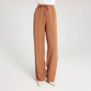 Women's Pull-On Linen Like Straight Leg Pants - A New Day™ - 1 of 4