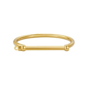 Adornia Tarnish Resistant 14k Gold Men's Screw Cuff - 1 of 2