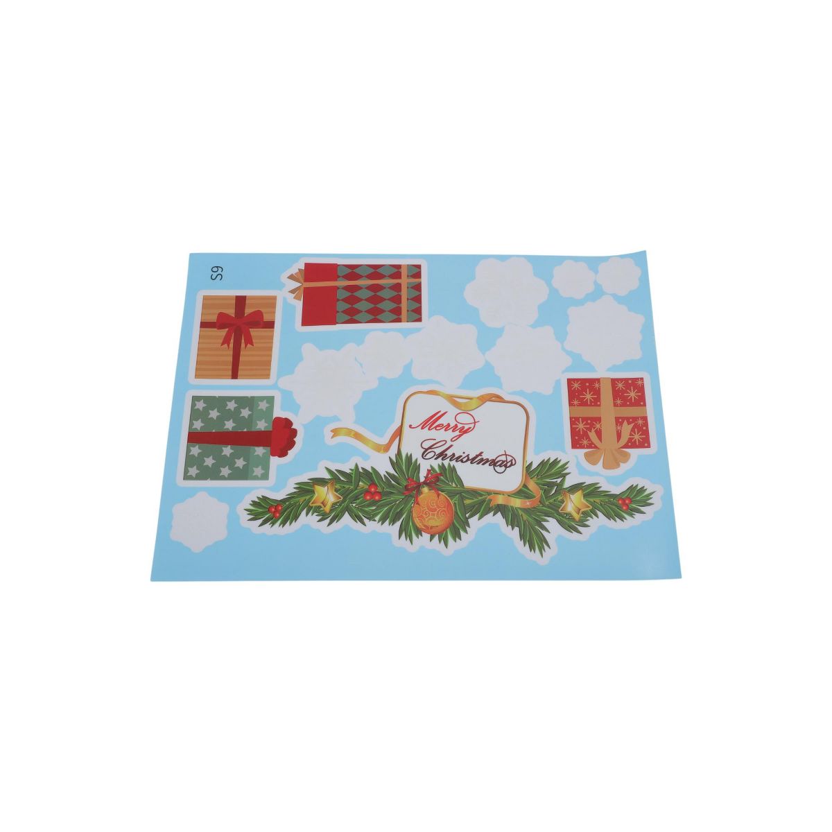 Unique Bargains Window Films Christmas Collection Stickers 1 Piece Polyvinyl Chloride Colorful 11.4"x8.3" 1Set - thumbnail 5