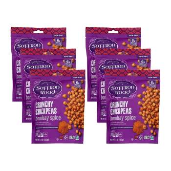 Saffron Road Bombay Spice Crunchy Chickpeas - Case of 6/5.4 oz
