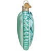 Old World Christmas Blown Glass Ornament for Christmas Tree, Baby Boy Footprint Heart - 3 of 4
