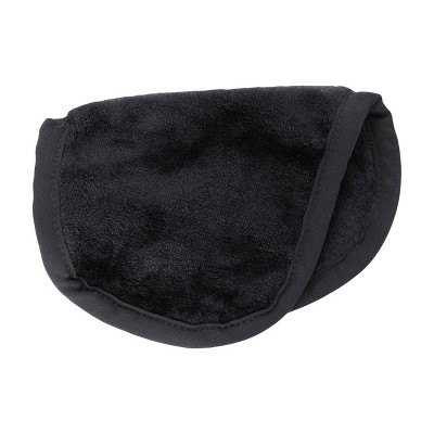 Black Reusable Polyester Makeup Eraser Cloth