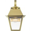 Livex Lighting Wentworth 1 - Light Wall Light in  Natural Brass - 2 of 4