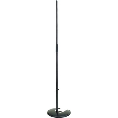  K&M Microphone Stand with Stackable Round Base 