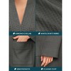 PAVILIA Women Waffle Knit  Robe, Soft Cozy Breathable Lightweight Long Bathrobe with Pockets for Shower Spa House - 3 of 4