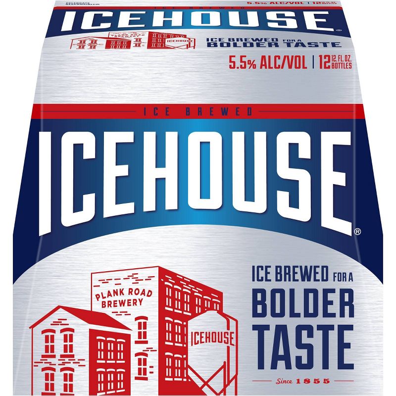 Icehouse Ice Lager Beer - 12pk/12 fl oz Bottles, 2 of 10