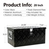 Heavy Duty Aluminum 5 Bar Tread Tool Box, Waterproof Truck Storage Organizer, Trailer Pickup Underbody Toolbox With Lock Keys - 3 of 4
