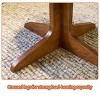 UPHA 2-Piece Modern Elegant Nesting Round Wooden Table Set - 3 of 4