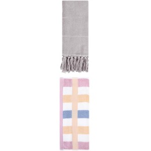 REGALWOVEN 2 Packs Cotton Absorbent Soft Decorative Bathroom Hand Towel for Kitchen - 1 of 4