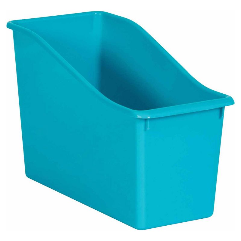 Teacher Created Resources® Teal Plastic Book Bin, Pack of 6, 2 of 3