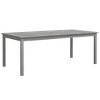 vidaXL Patio Dining Set Table and Chair Furniture Set Solid Wood Acacia Gray - 4 of 4