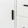 ORRD Bookshelf with Pegboard, Drawer & 9 Cubby Display – Modern Wide Wood Unit (Living Room, White) - 4 of 4