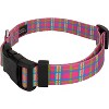 Country Brook Petz Deluxe Bubblegum Pink Plaid Dog Collar - Made in The U.S.A. - image 2 of 4