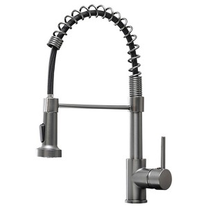 Commercial Kitchen Faucet with Pull Down Sprayer, Single Handle Single Lever - 1 of 4