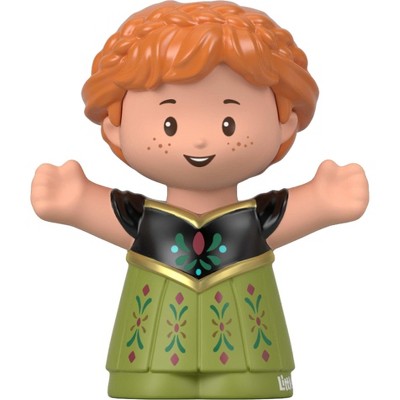 Fisher-Price Disney Frozen Anna Little People Single Character Figure Toddler Toy for Pretend Play
