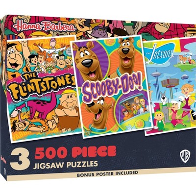 Masterpieces Puzzle Bundle - Hanna Barbera 3-pack 500 Piece Jigsaw ...