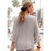 Women's Mesh Trim Blouse Shirt - LASCANA - 3 of 4