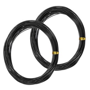 Unique Bargains Anodized Aluminum Bonsai Tree Training Wire 2 Rolls - 1 of 3