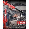 2-Ton Hydraulic Shop Crane Folding Engine Hoist with Lever,4400Lbs Capacity w/6 Steel Casters-Heavy-Duty Portable Car Lift for Truck Engines(168lbs) - 4 of 4