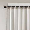 1pc 50"x95" Blackout Aurora Jacquard Curtain Panel Gray/Silver - SunSmart: Energy Efficient 95 Inch Curtain - 4 of 4