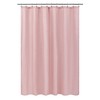 Evideco French Home Goods Extra Long Shower Curtain Liner Plastic 79"L x 71"W - 2 of 4