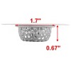 Unique Bargains Stainless Steel Silver Tone Sink Strainer 1.2" Bottom 2 Pcs - 2 of 4
