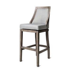 Maven Lane Vienna High Back Fabric Bar Height Bar Stool - 1 of 4
