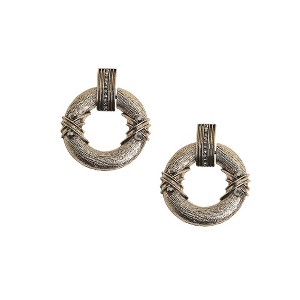 SOHI Women's California Gold Party Drop Earrings - 1 of 4