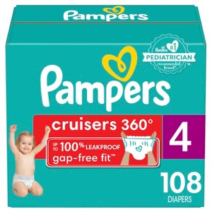 Pampers Cruisers 360 Diapers Size 4 108 Count - 1 of 1
