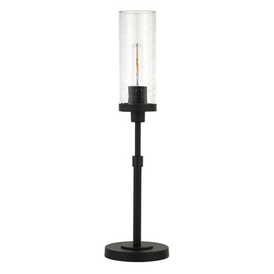 Hudson and Canal 26.68" Tall Table Lamp with Glass Shade