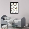 Wynwood Studio 15" x 21" Animal Alphabet Animals Framed Art Print : Modern Zoo Wall Decor, Vertical Layout - 3 of 4