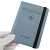 Unique Bargains Strap Design RFID Blocking Passport Cover 1 Pc - 3 of 4